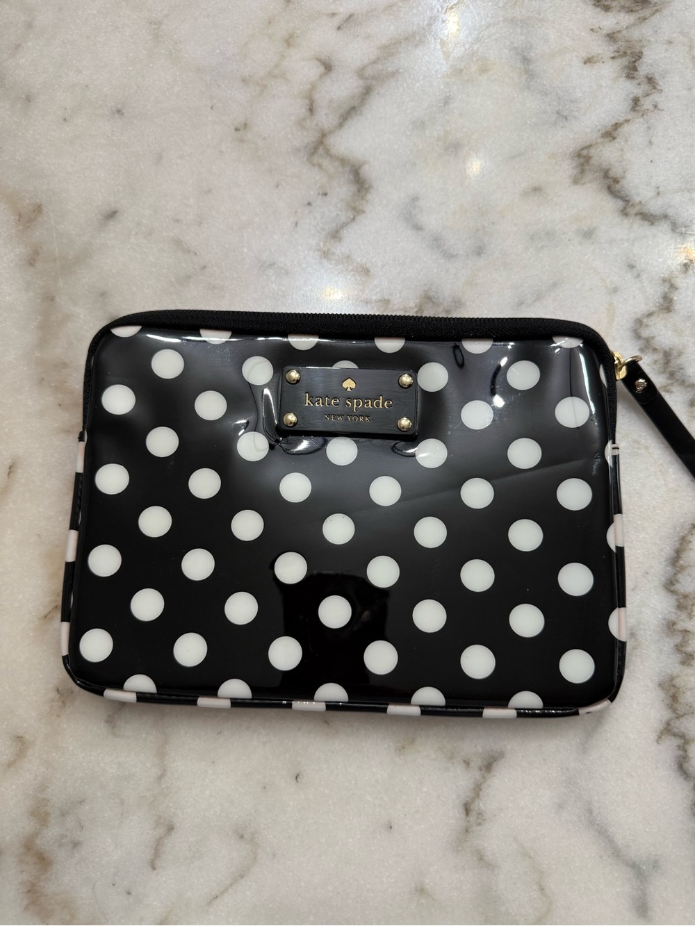 Kate Spade Black & White Polka Dot iPad Mini Case